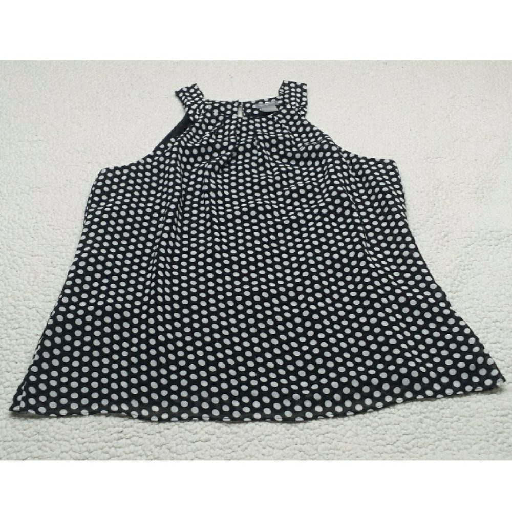 Ann Taylor top black and white size 10